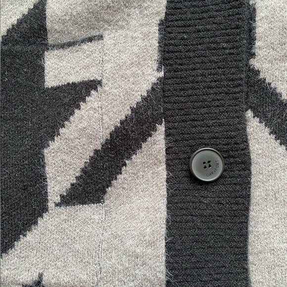 OAK + FORT Charcoal Black Long Cardigan - Picture 4 of 4